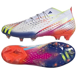 Adidas Predator Edge.1 Fg M GW1028 fotbollsskor vit vit