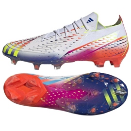 Adidas Predator Edge.1 L Fg M GW1022 fotbollsskor vit, blanda färg vit