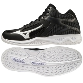 Mizuno Thunder Blade 3 Mid V1GA217501 volleybollskor svart svart