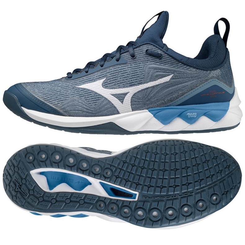 Mizuno Wave Luminous 2 V1GA212021 volleybollskor blå blå