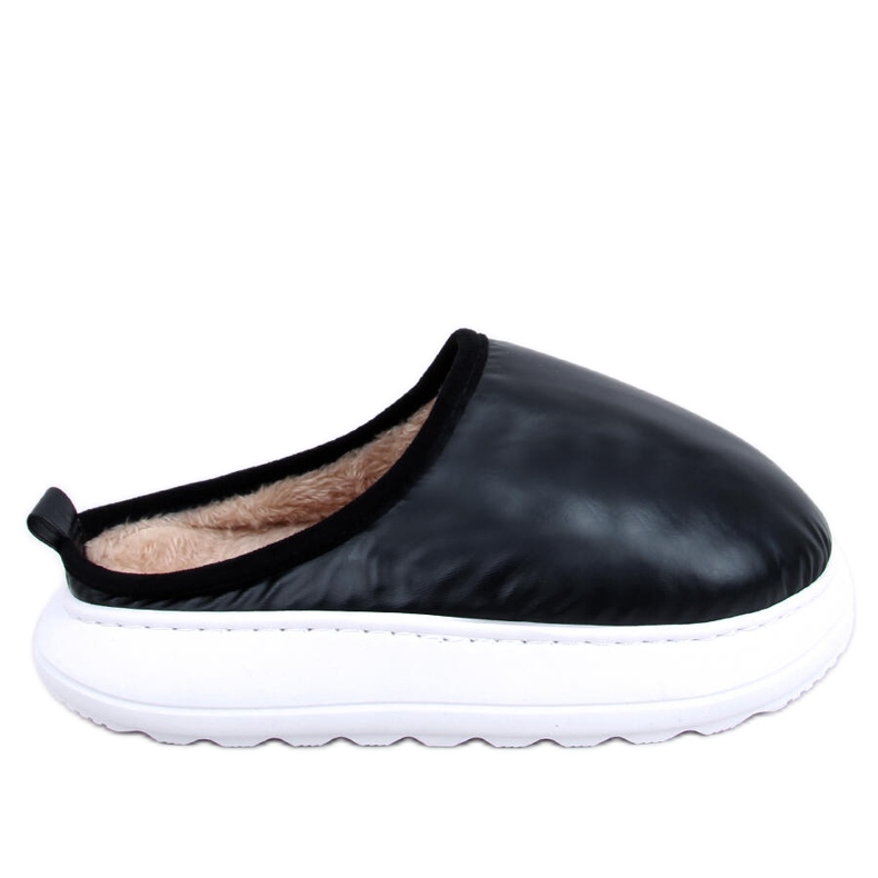 PA1 Isolerade vintertofflor Toby Black svart