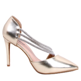 BM Lucille Gold asymmetriska klackar gyllene