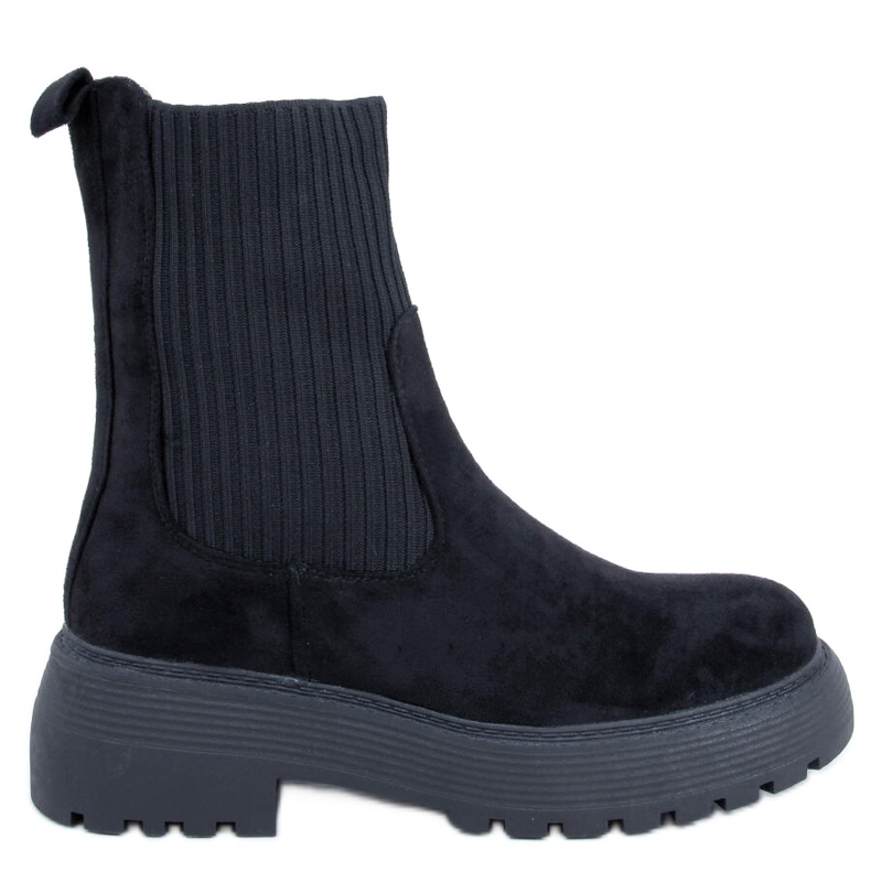 PA1 Winters Svarta elastiska ankelboots