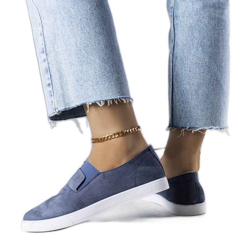 PA1 Blå sneakers i ekomocka från Jamal