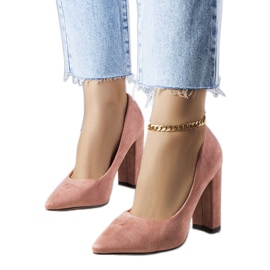 PA1 Rosa klackpumps från Amiyah