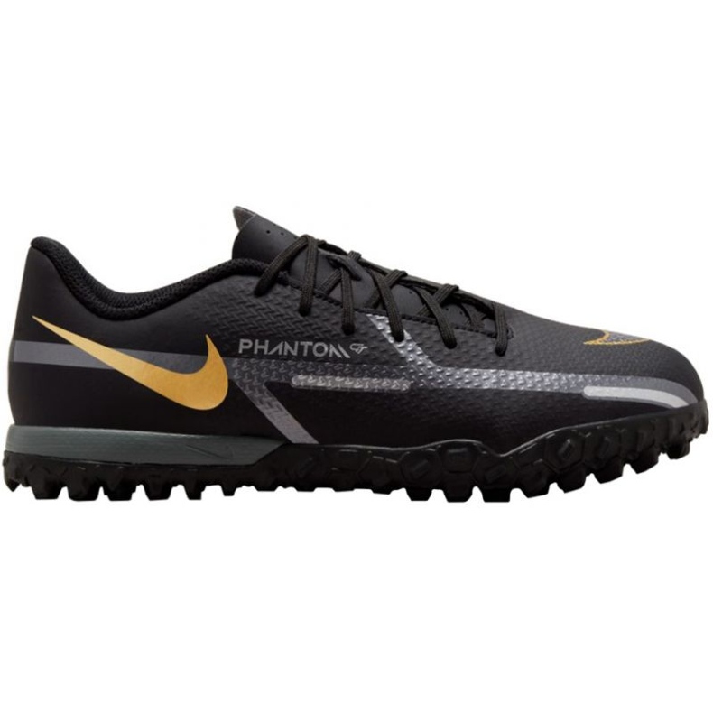 Nike Phantom GT2 Academy Tf Jr DC0817 007 fotbollsskor svart svart