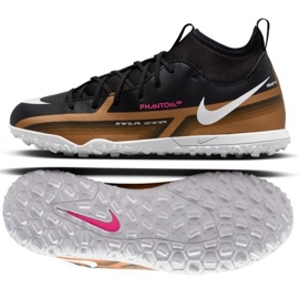 Nike Jr. Phantom GT2 Club Qatar Dynamic Fit Tf DR6063 810 skor svart svart