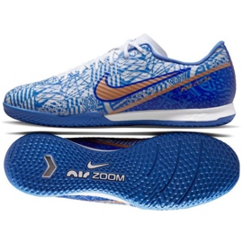 Nike Zoom Mercurial Vapor 15 Academy CR7 Ic M DQ5313 182 fotbollsskor blå blå