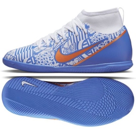 Nike Mercurial Superfly 9 Club CR7 Ic Jr DQ5327 182 fotbollsskor blå blå