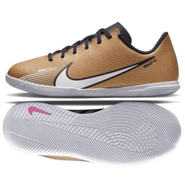 Nike Mercurial Vapor 15 Club Qatar Ic Jr DR6051 810 fotbollsskor gyllene brun gyllene