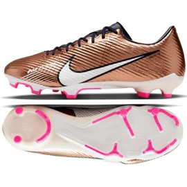 Fotbollsskor Nike Zoom Mercurial Vapor 15 Academy Qatar FG/MG M DR5941 810 brun beige och brunt