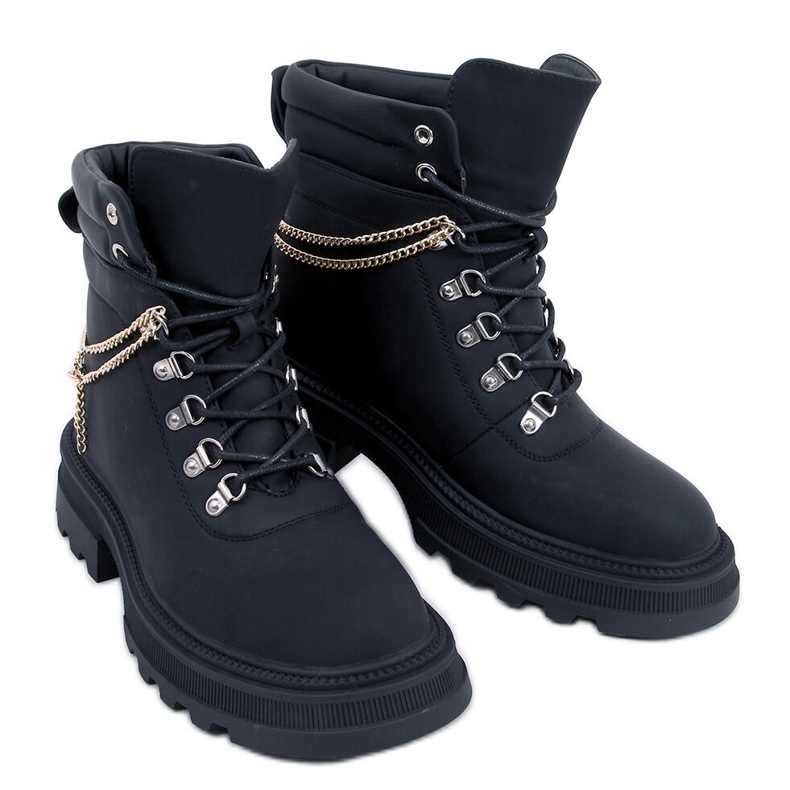 PA1 Hudson Black Trapper Boots svart