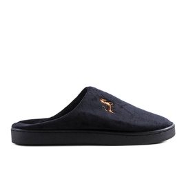 Presse herr svarta tofflor