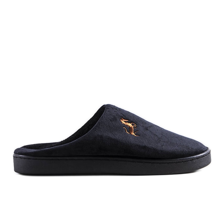 Presse herr svarta tofflor