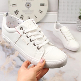 Vita låga sneakers Big Star KK274005