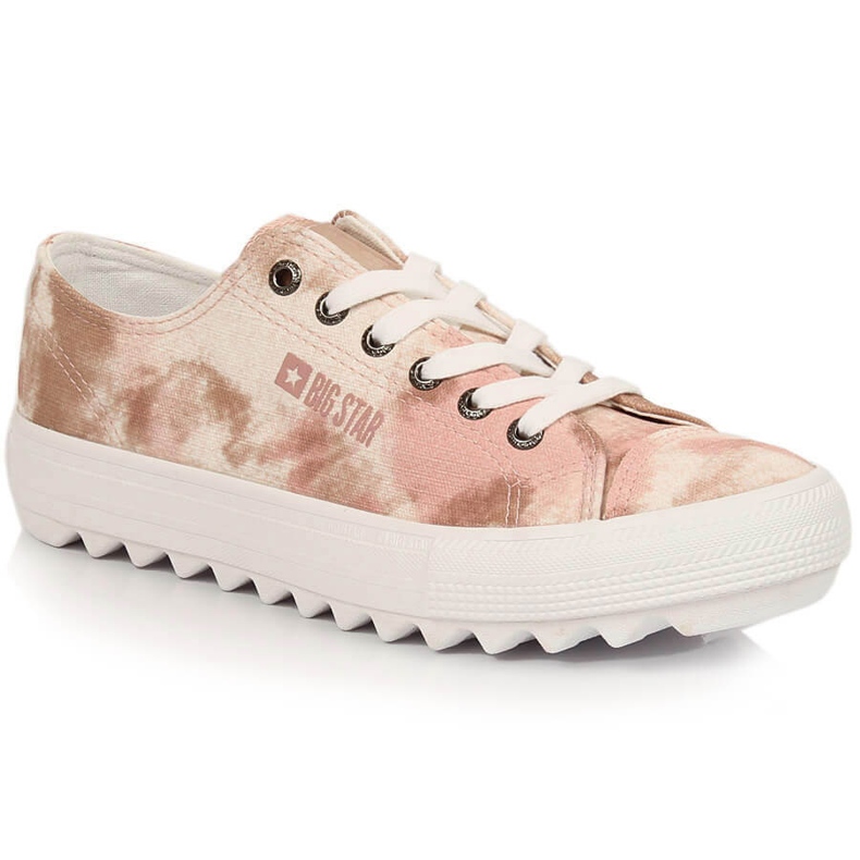 Sneakers för kvinnor beige ombre Big Star LL274044