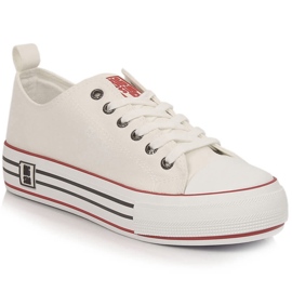 Damsneakers på plattformen vita Big Star LL274180