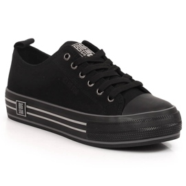 Damsneakers på plattformen svarta Big Star LL274184