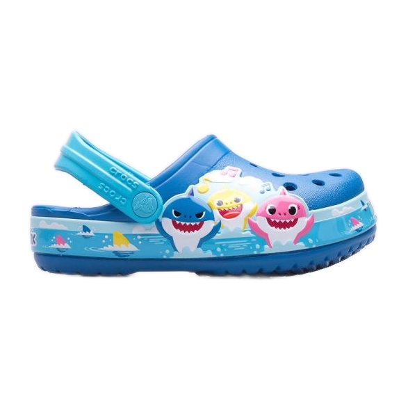 Crocs Fl Babyshark Band Clog T Jr 207066-4JL blå