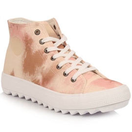 Big Star LL274048 INT1821 höga skor och sneakers beige