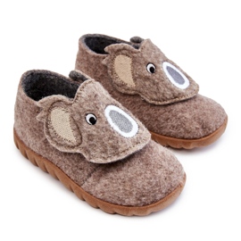 BEFADO S.A. Barntofflor Befado Koala 620P002 Beige brun