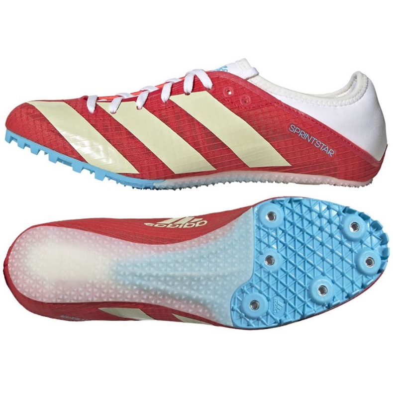 Spike skor adidas Sprintstar GY3537 röd
