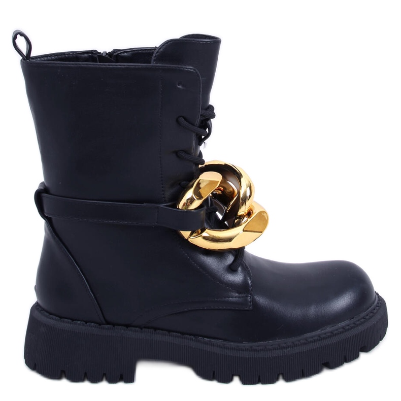 BM Snörstövlar Barkley Black svart