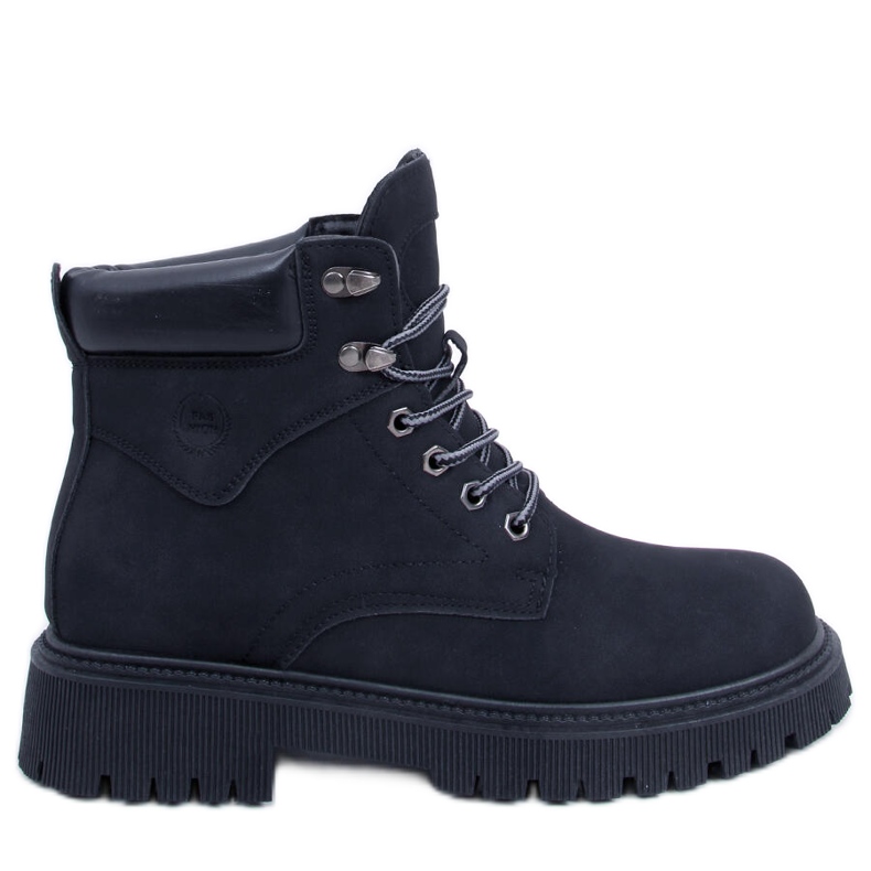 Trapper boots isolerade Basco Black svart