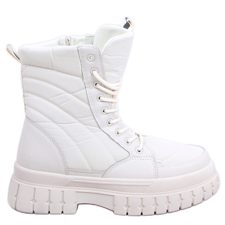 PA1 Platta snörstövlar Barkin Beis beige