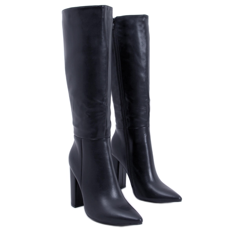 PA1 Klassiska Tiffany Black höga klackar svart