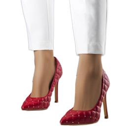 Daytonröda quiltade klackar