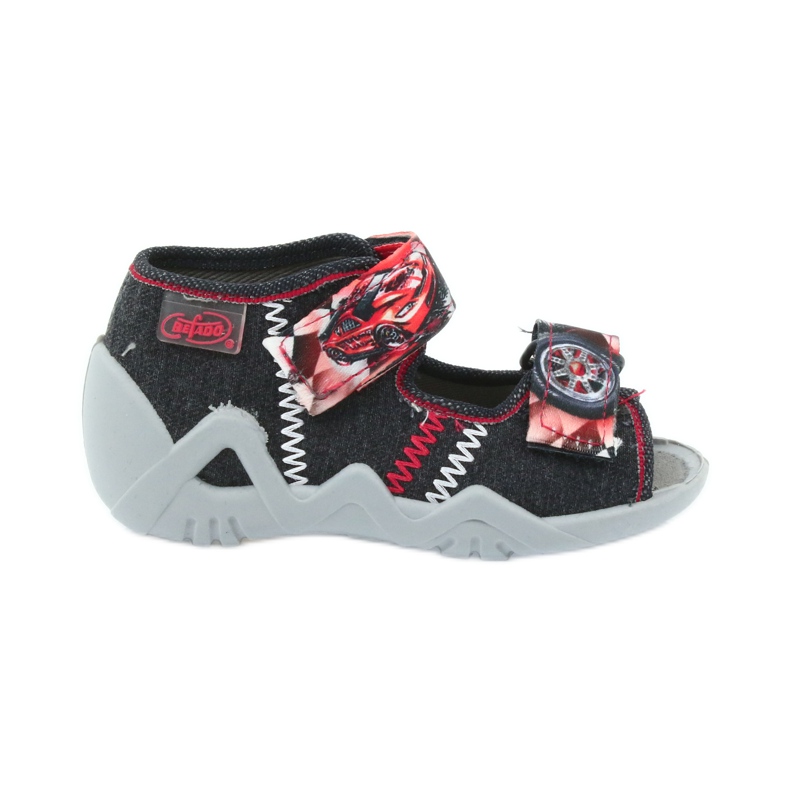 Befado barnsandaler tofflor 250p055 grå