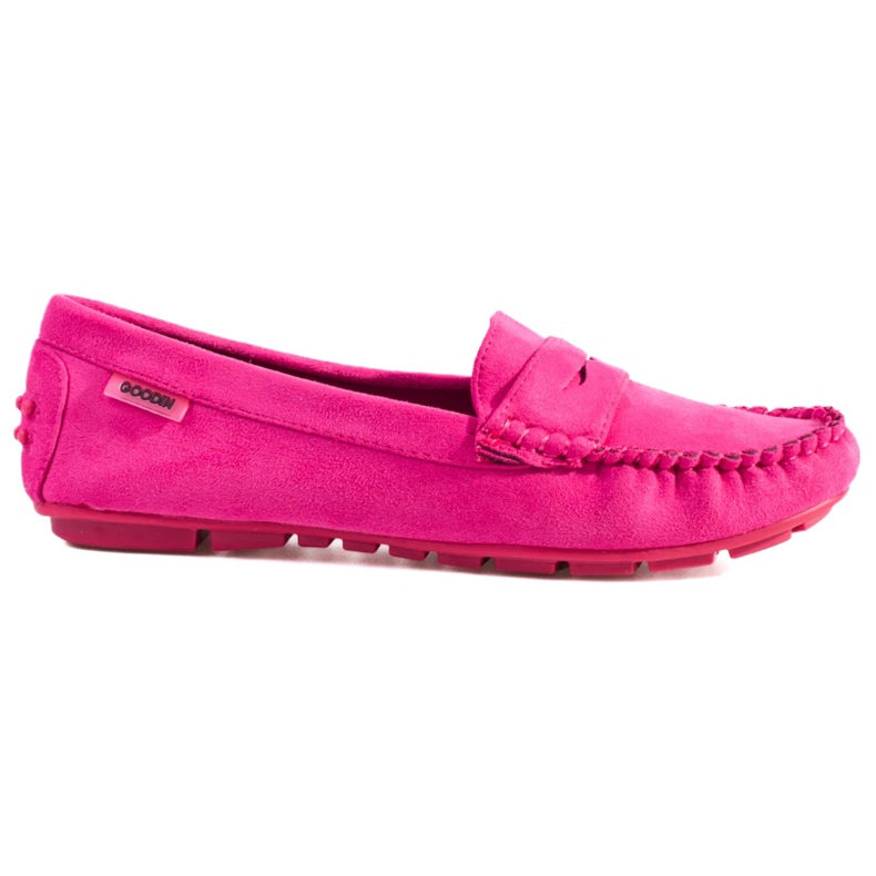 Dammocka loafers Shelovet elastisk fuchsia rosa