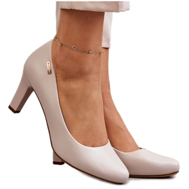 Sergio Leone Dam Pumps Light Beige Orsola