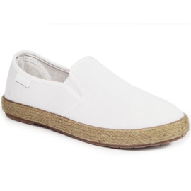 Slip-on espadrillor för kvinnor vita Big Star DD274015