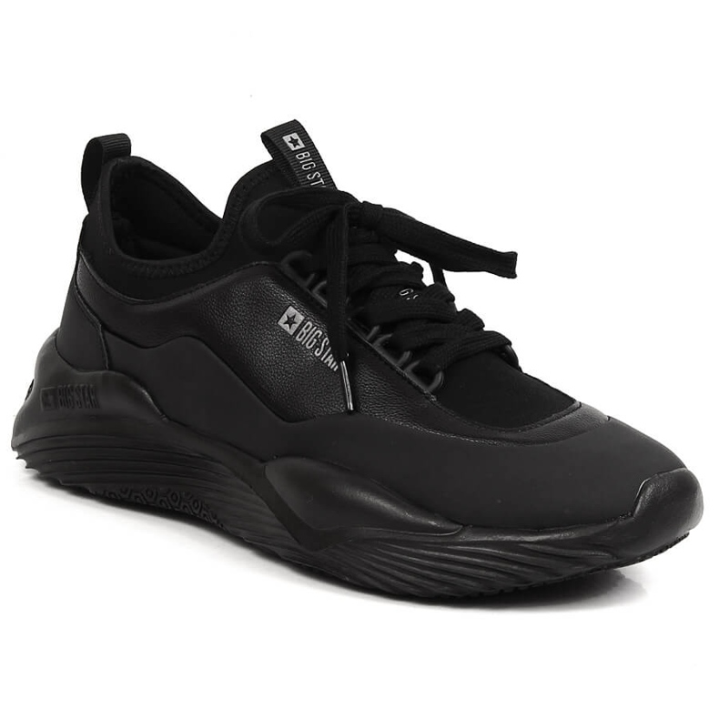 Sportskor för män svarta Big Star LL174149