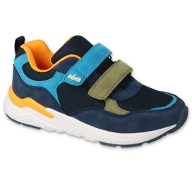 Befado barnskor 516Y241 marinblå blå grön