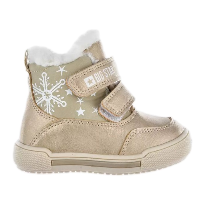 Skor, snökängor Big Star Jr. KK374189 beige gyllene