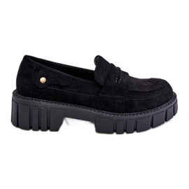 PS2 Slip-on skor i mocka för kvinnor Svart Fiorell