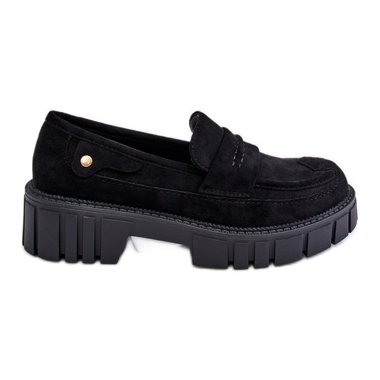 PS2 Slip-on skor i mocka för kvinnor Svart Fiorell