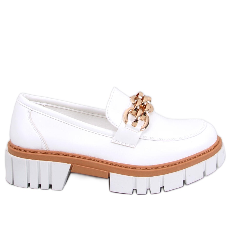 BM Plattform loafers från Catz White vit