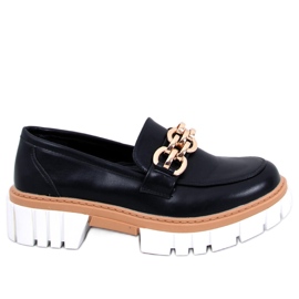 BM Plattform loafers från Catz Black svart