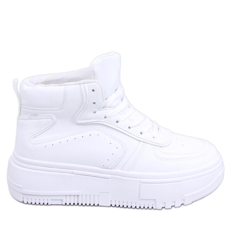 BM Storm All White höga sneakers vit