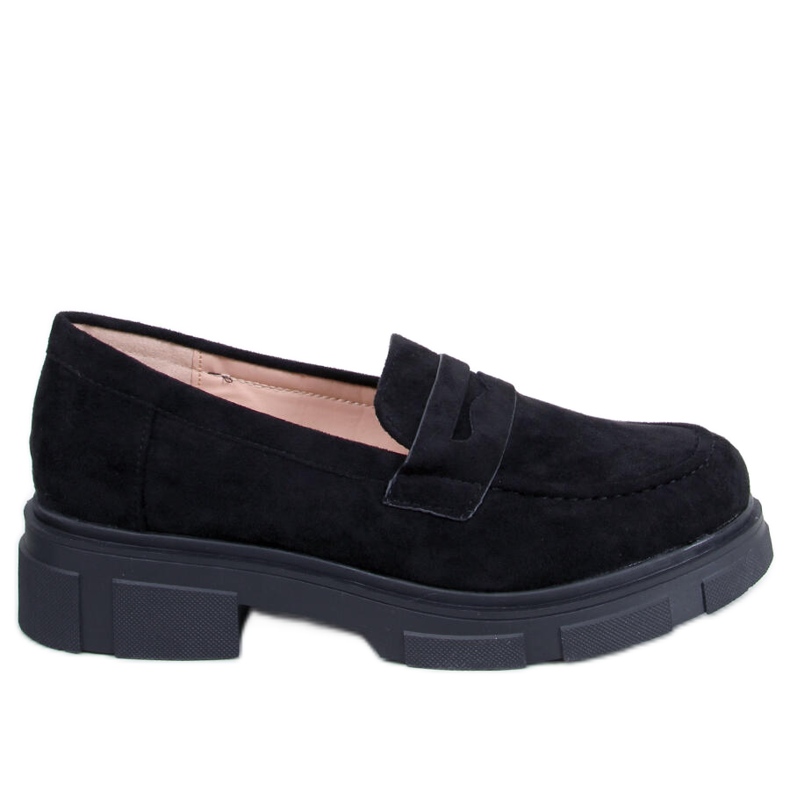 Plattform loafers i mocka från Jayne Black svart