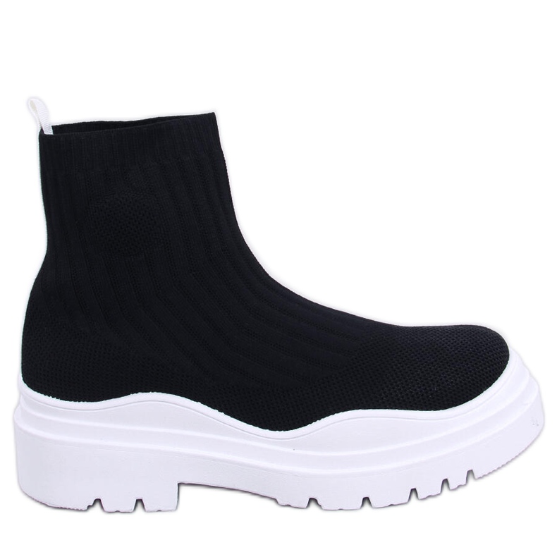 BM Stövlar med flexibel ovandel Manke SVART/VIT