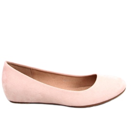 BM Lumley Beige Wedge Ballerinas