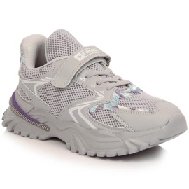 News Grå plattformssportskor för tjejer NYHETER