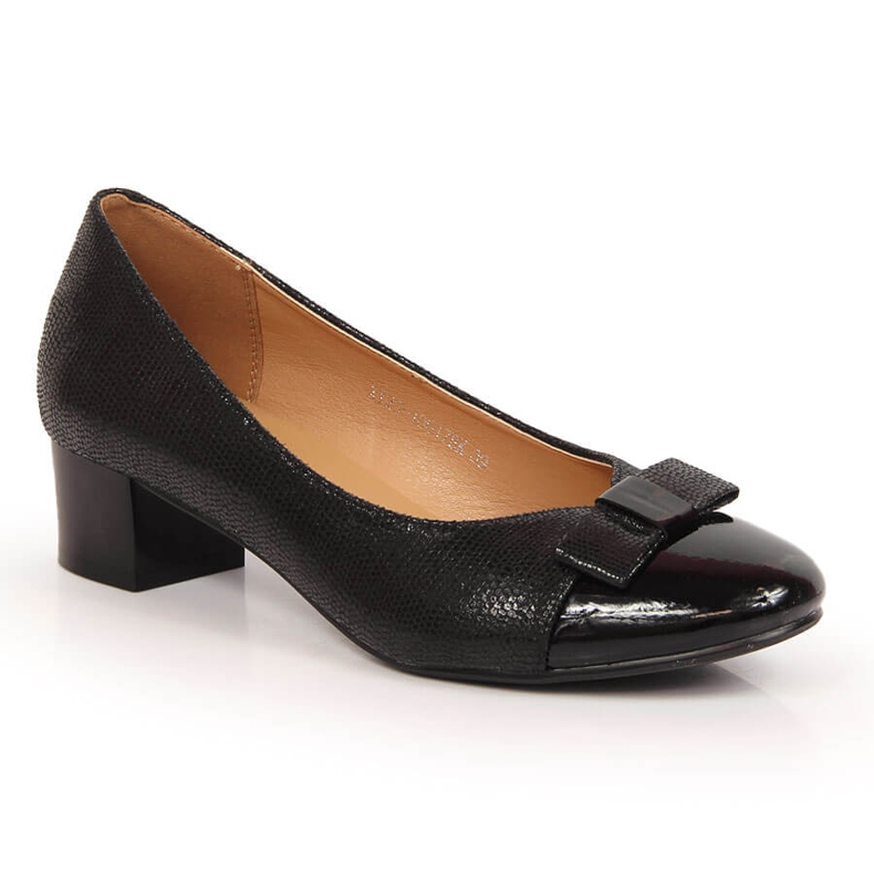 Svarta högklackade dampumps Vinceza 10517