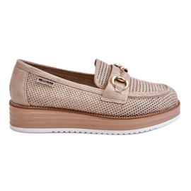 PM1 Platform Loafers dam Beige Danny