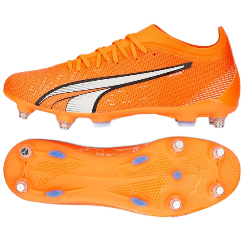 Puma Ultra Match MxSG M 107216 01 fotbollsskor orange apelsiner och röda